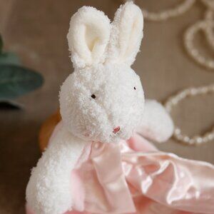 Plush Bunny Rabbit Soother Mini Security Blanket Keepsake BABY SHOWER GIFT NWT